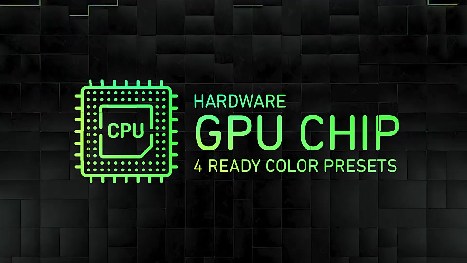 Hardware GPU Chip Logo Reveal Videohive 26377421 After Effects Image 9