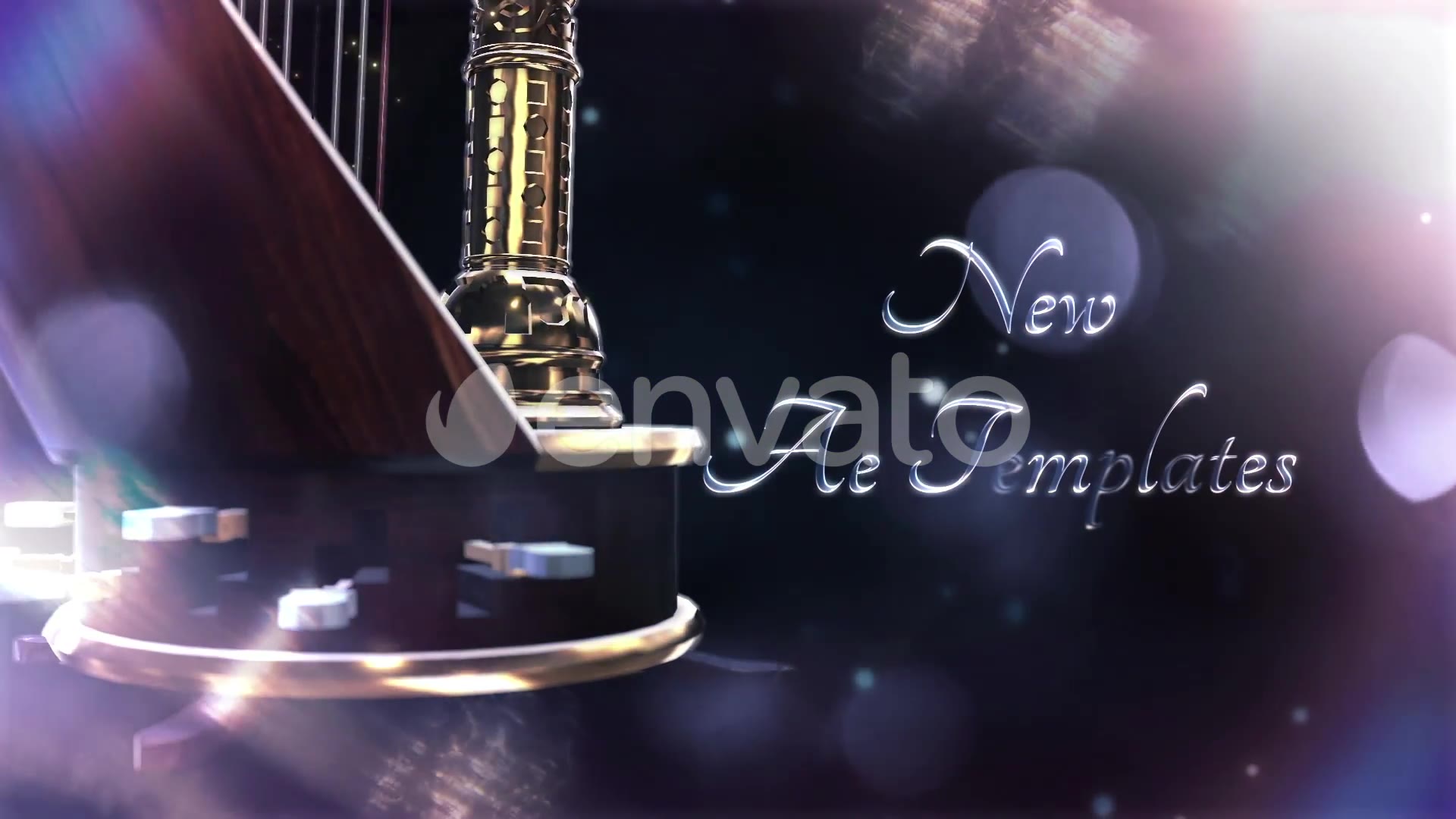 Harp Classical Instrument Title Videohive 29297369 After Effects Image 5