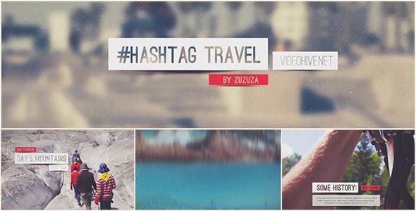 #Hashtag Travel - Videohive 7707468 Download