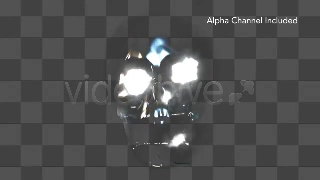 Haunted Smoking Skull Floating in the Darkness - Download Videohive 4910246