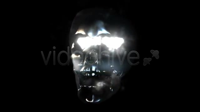 Haunted Smoking Skull Floating in the Darkness - Download Videohive 4910246