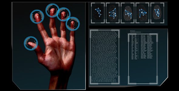 HD Fingerprint Scan Identification Interface - 277095 Download Videohive