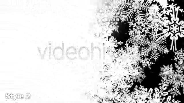 HD Snow Flakes Falling Transitions Series of 7 - Download Videohive 1086135