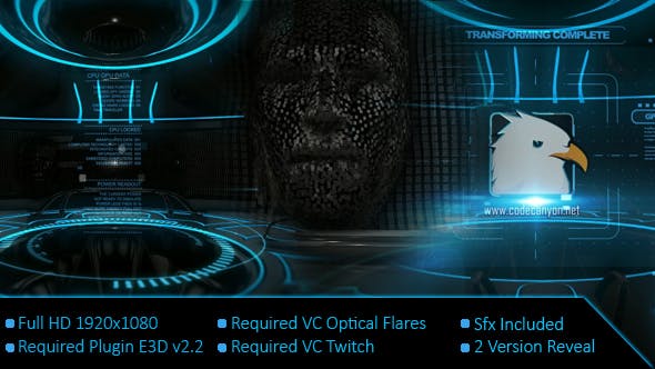 Head Particles Transform Logo - Videohive 20824846 Download