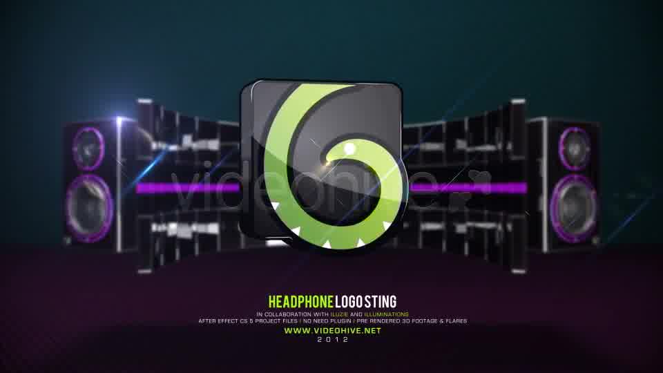 Headphone Logo Sting - Download Videohive 2508675