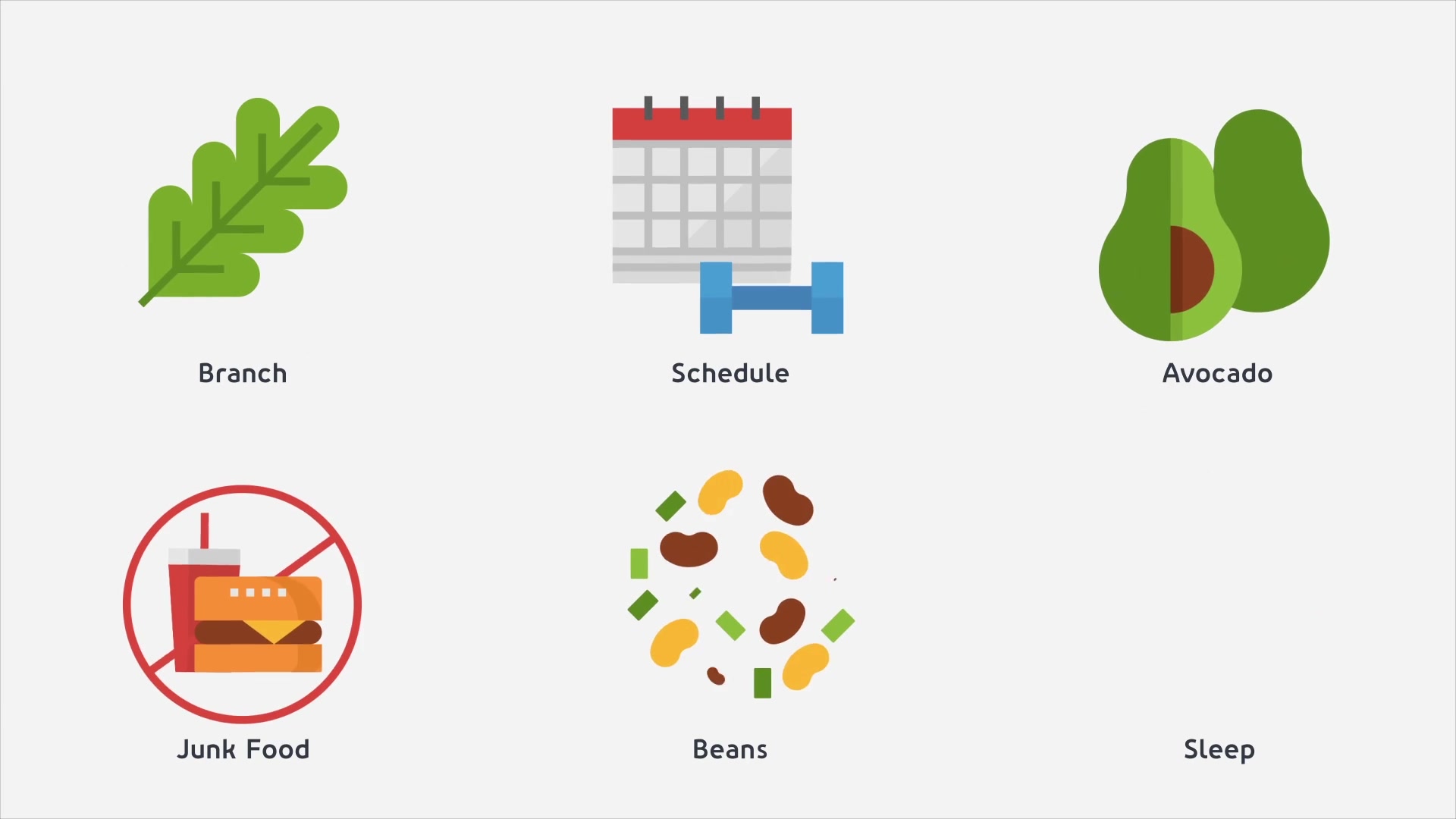 Health & Diet Modern Flat Animated Icons Mogrt Videohive 29056891 Premiere Pro Image 6
