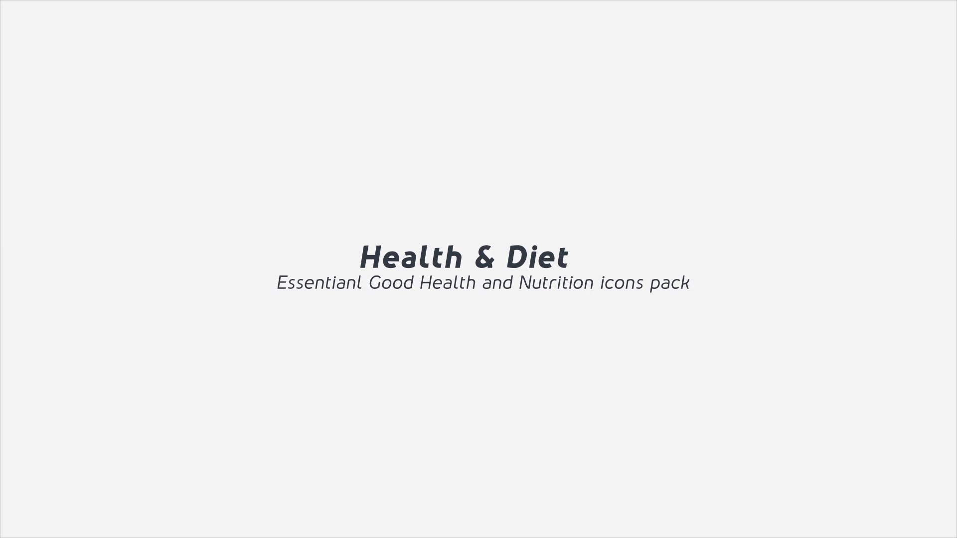 Health & Diet Modern Flat Animated Icons Mogrt Videohive 29056891 Premiere Pro Image 7