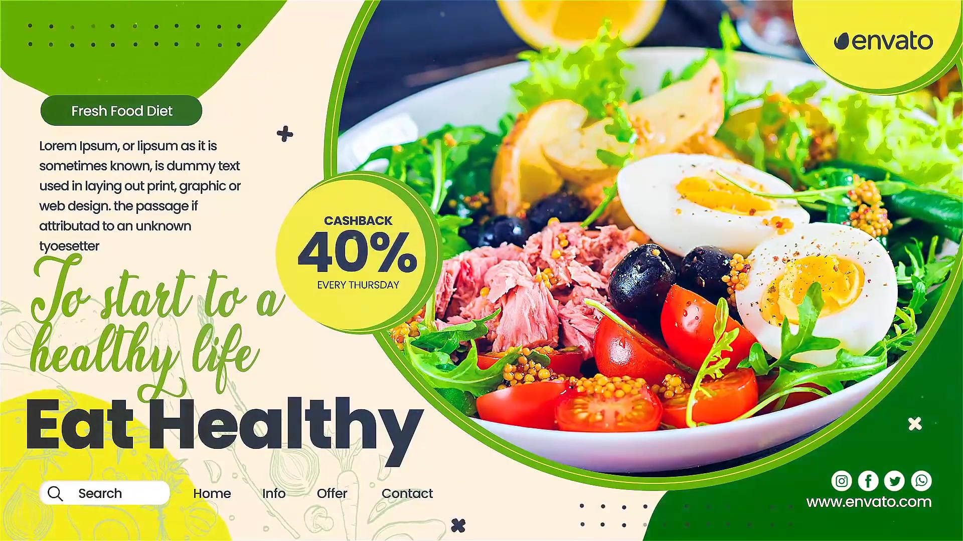 Health Food Business Lunch Promo Videohive 34577069 After Effects Image 4