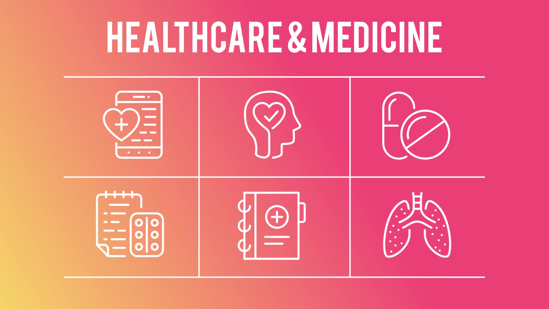 Healthcare And Medicine 50 Thin Line Icons - Download Videohive 23172122