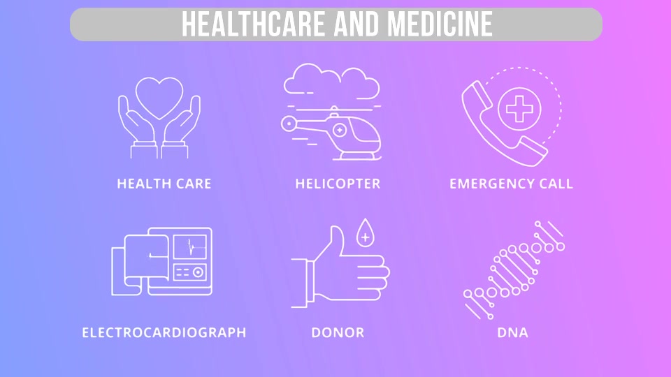 Healthcare And Medicine Outline Icons - Download Videohive 21291294