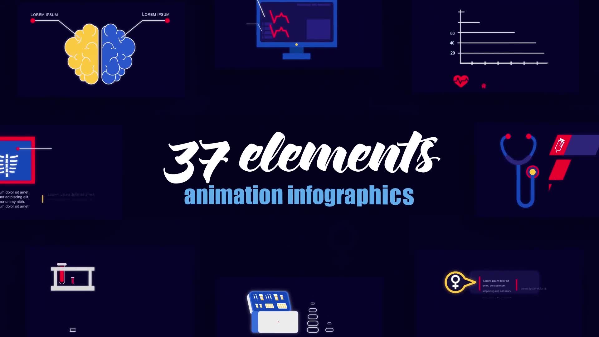 Healthcare Infographics Vol.56 Videohive 28114029 After Effects Image 1