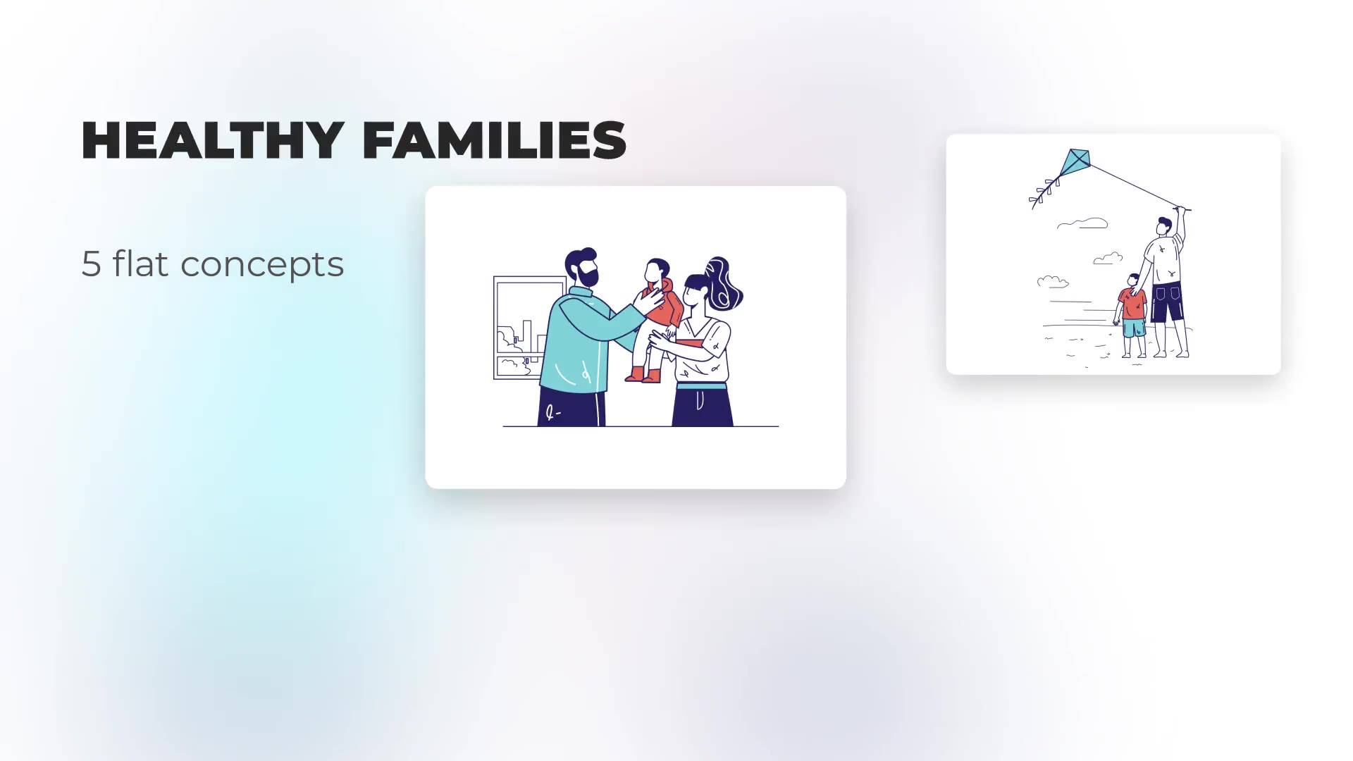 Healthy families Flat concepts Videohive 39472706 After Effects Image 4