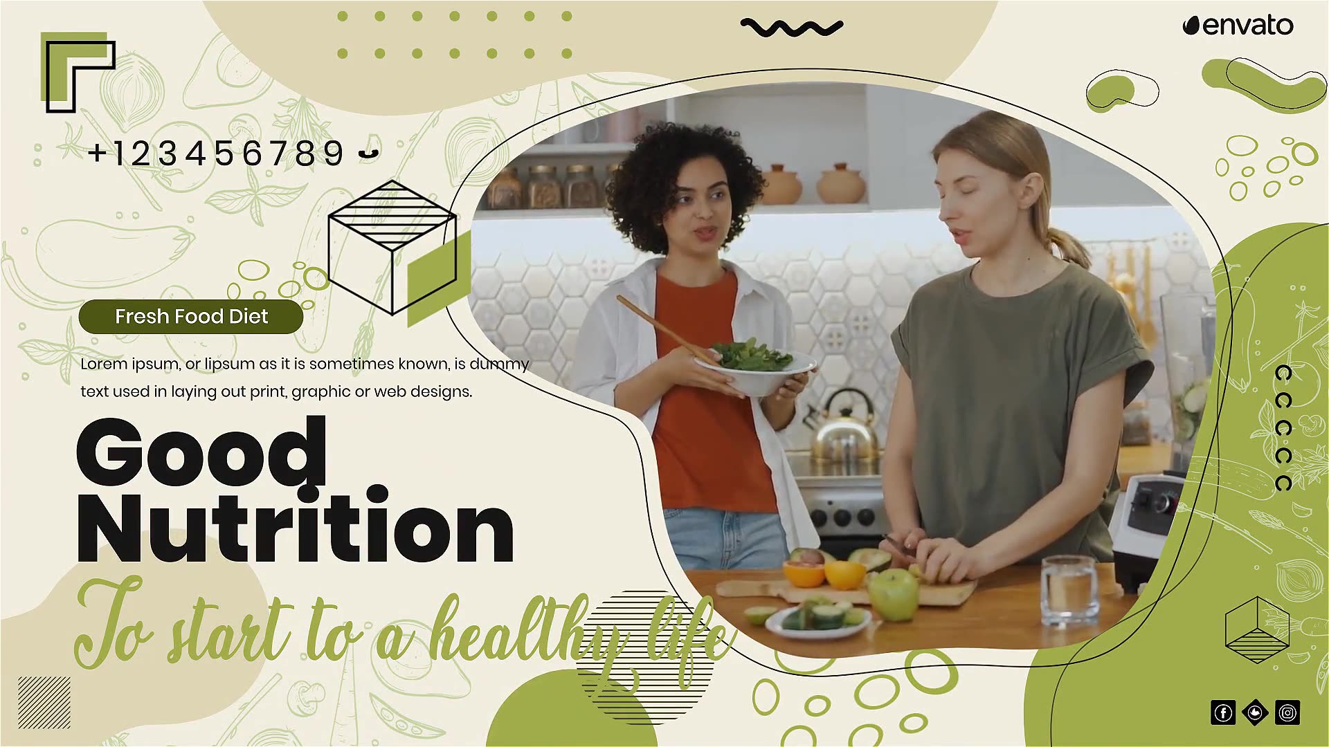 Healthy Food. Diet Promo Videohive 31382431 After Effects Image 3