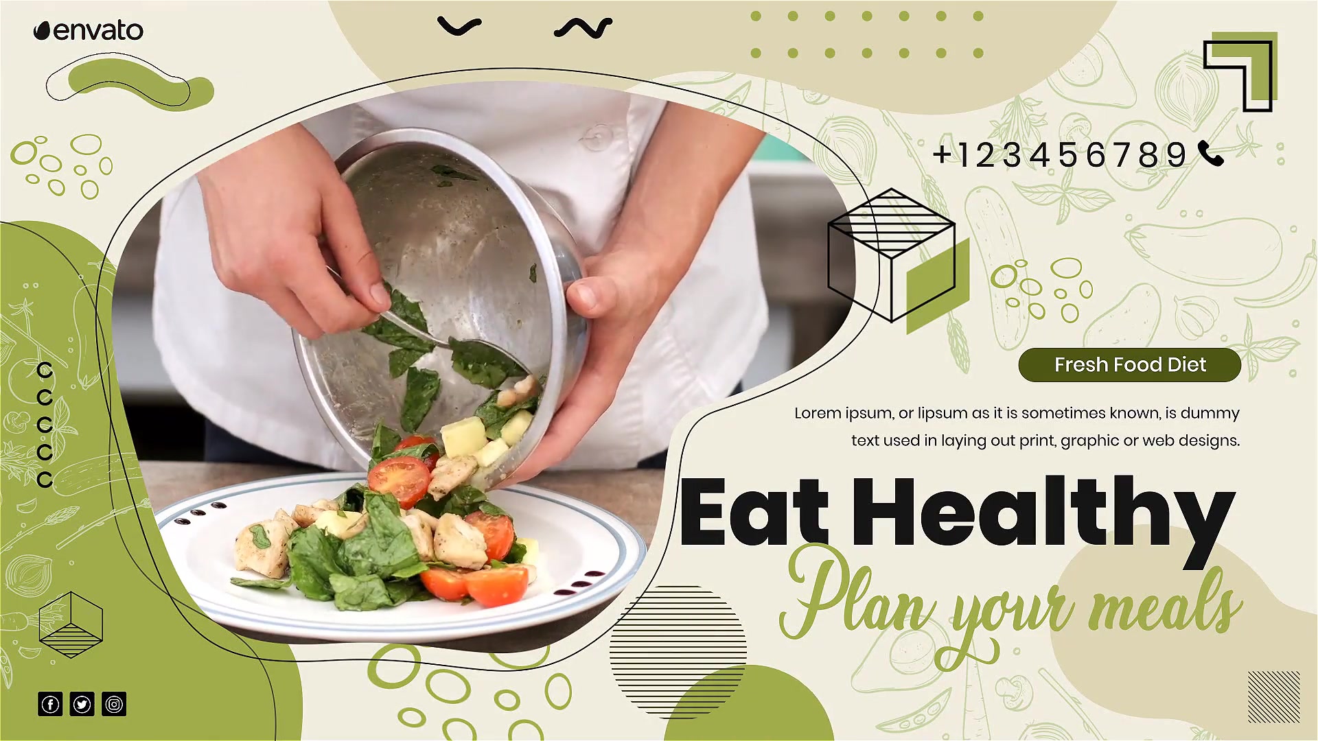 Healthy Food. Diet Promo Videohive 31382431 After Effects Image 4