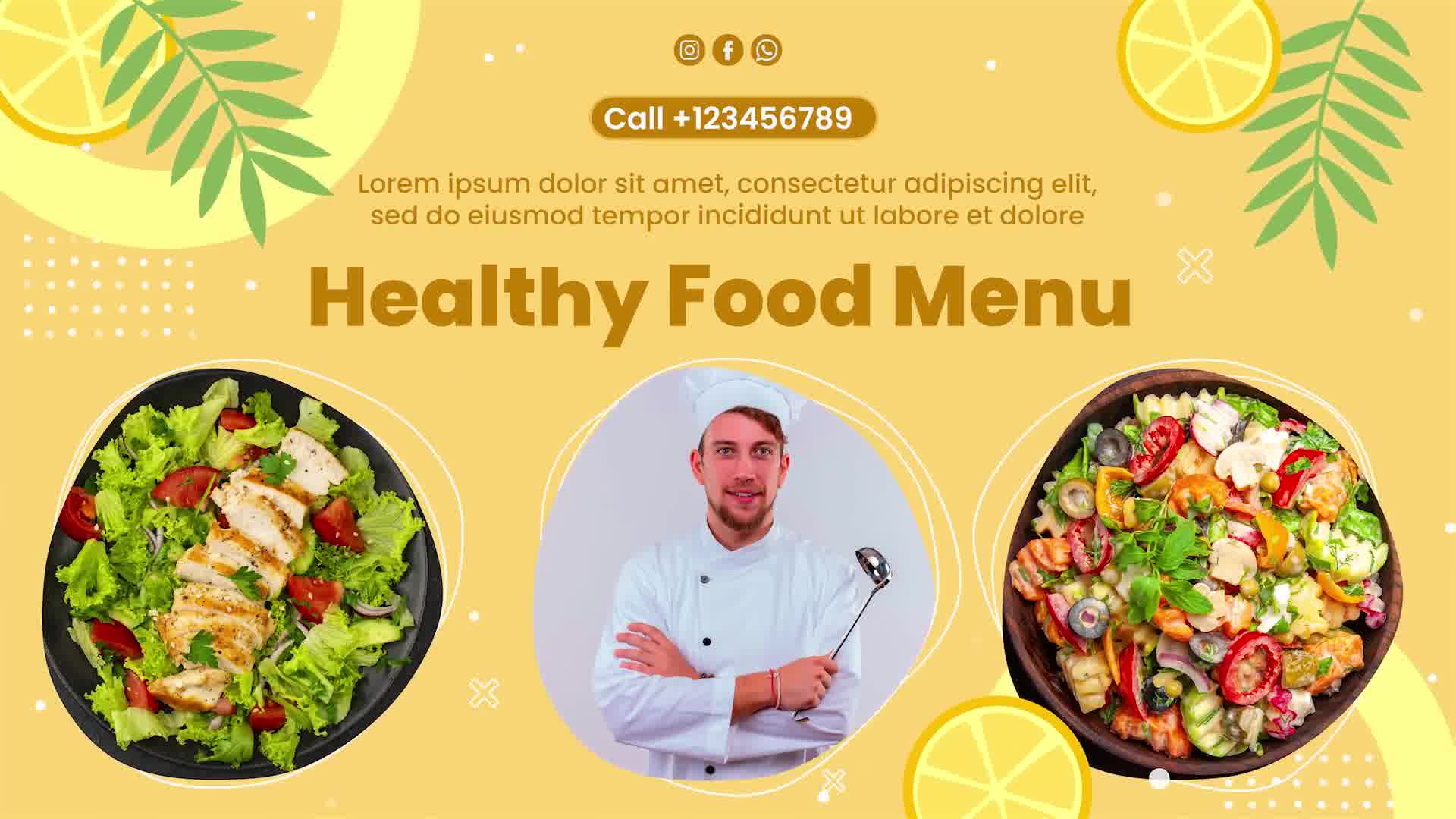 Healthy Food | Diet Promo | MOGRT Videohive 34964227 Premiere Pro Image 11