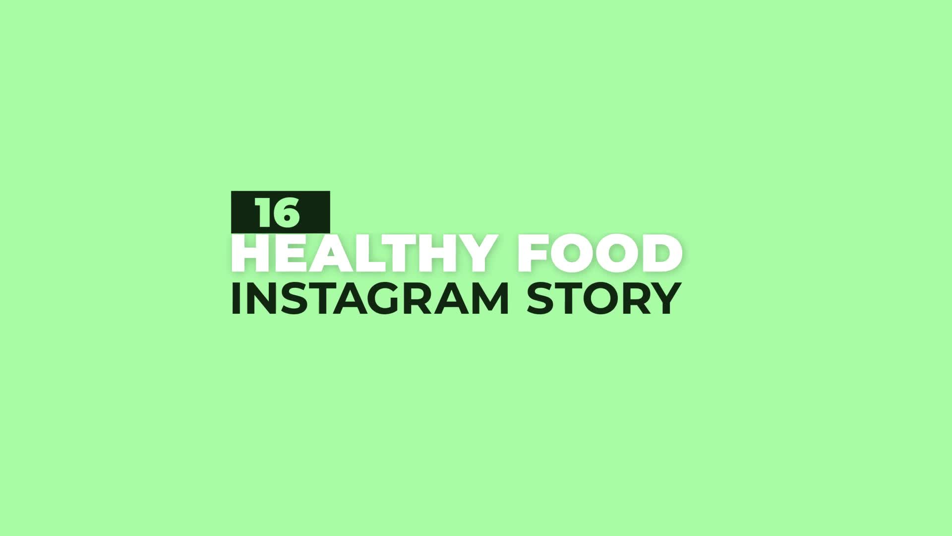 Healthy Food Instagram Stories Videohive 32483729 After Effects Image 1
