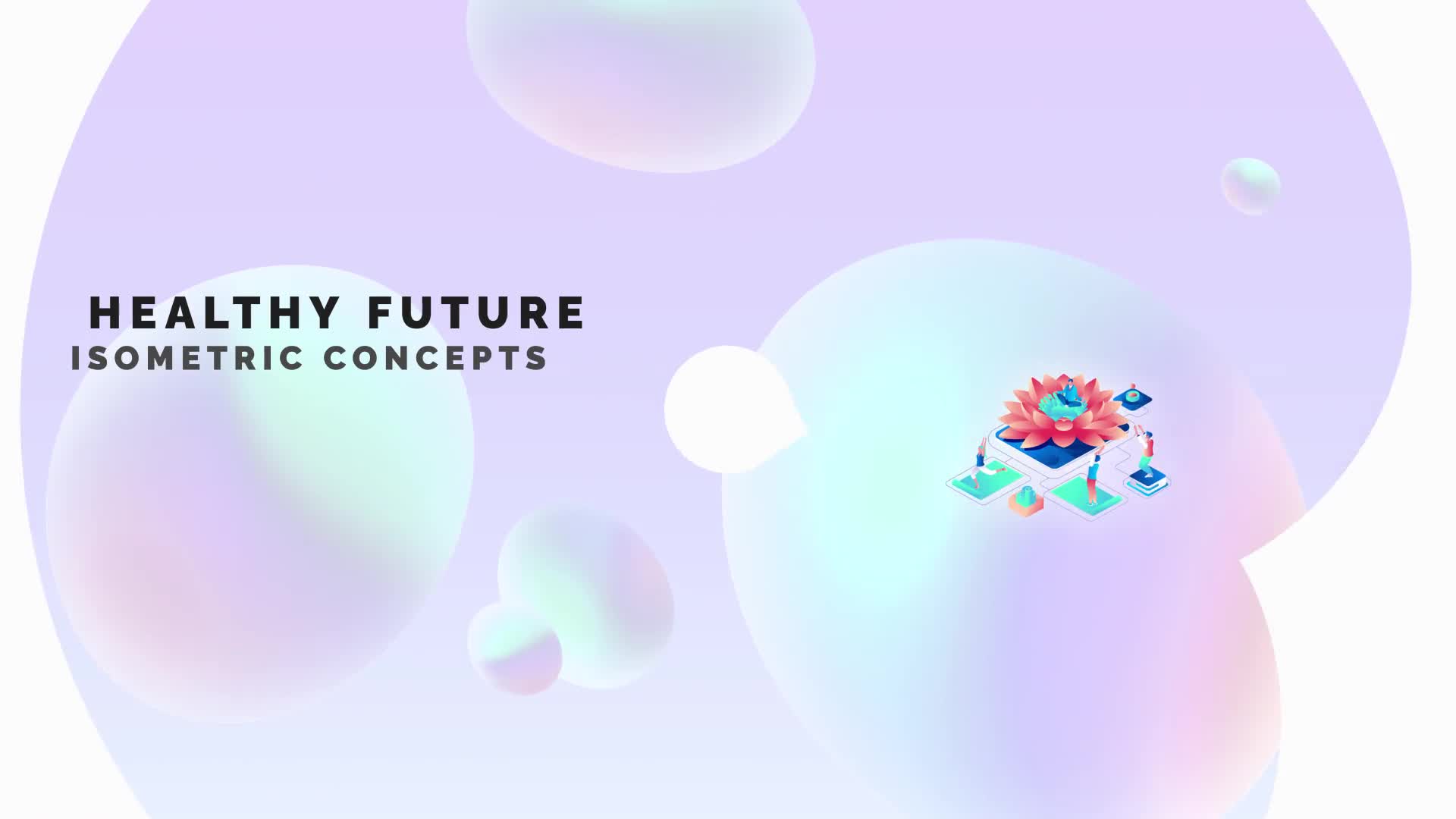 Healthy future Isometric Concept Videohive 33518784 After Effects Image 1