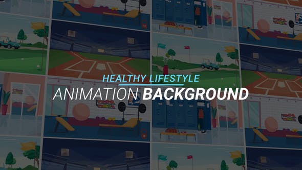 Healthy lifestyle Animation background - 34221839 Download Videohive