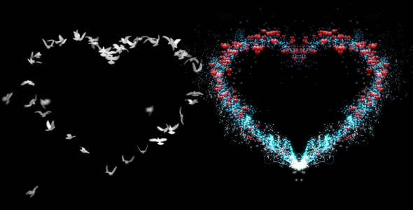 Heart with doves - Download Videohive 160092