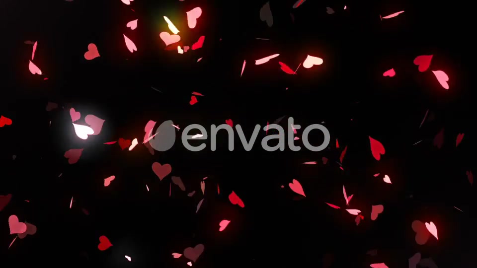 Hearts Confetti Transitions - Download Videohive 21752111