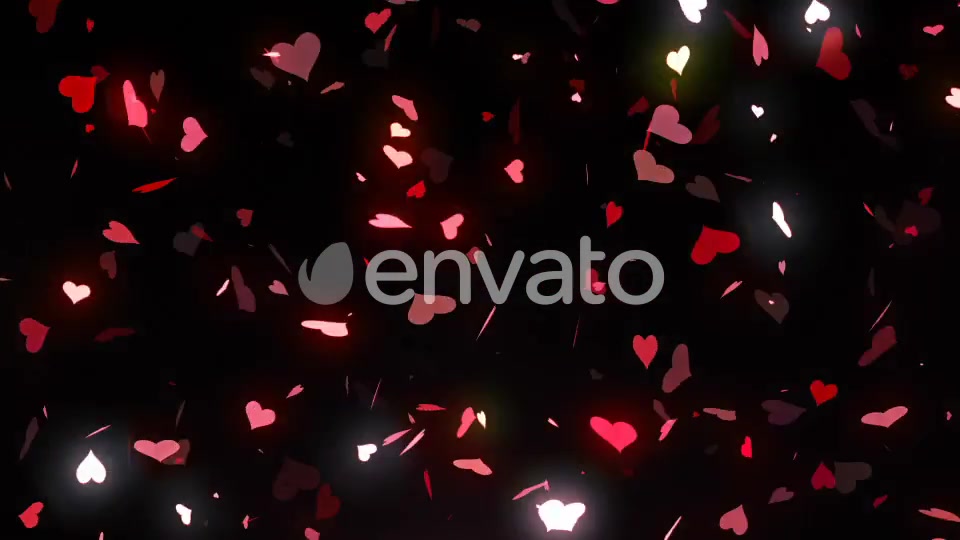 Hearts Confetti Transitions - Download Videohive 21752111