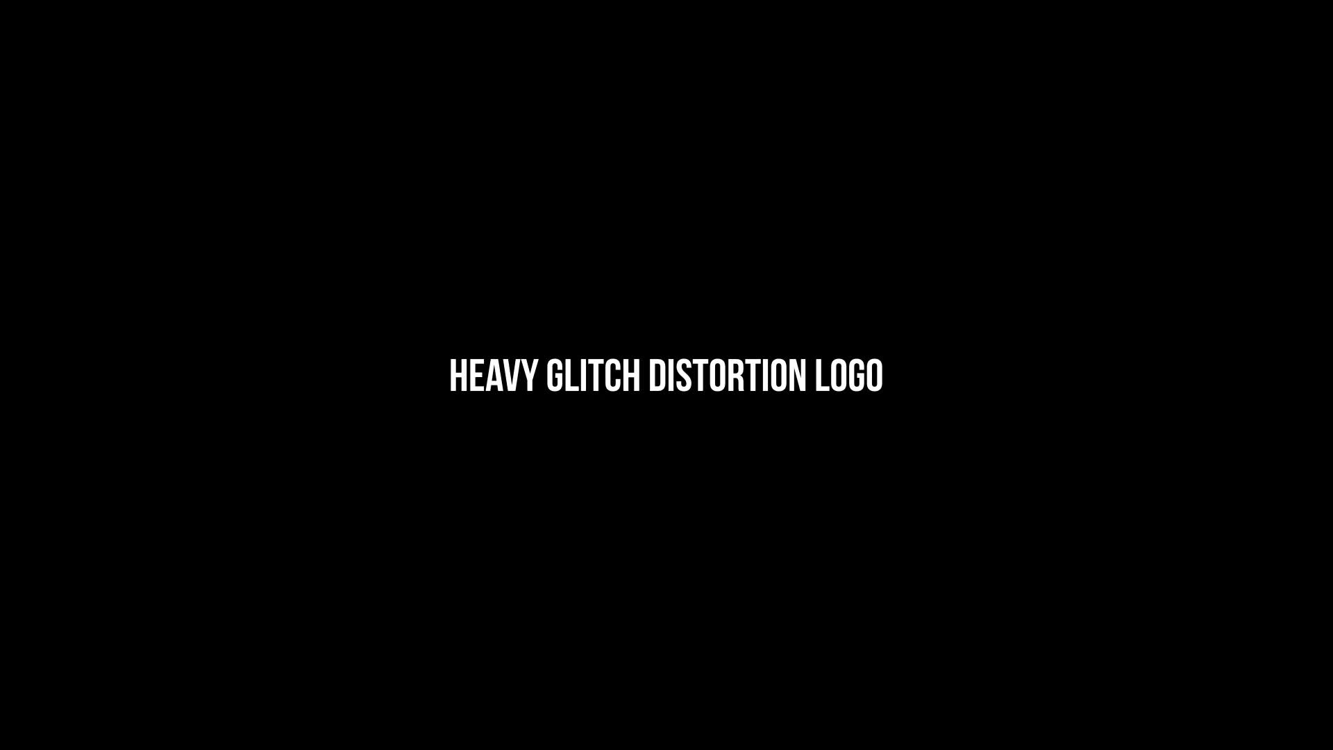 Heavy Glitch Distortion Logo - Download Videohive 11372820