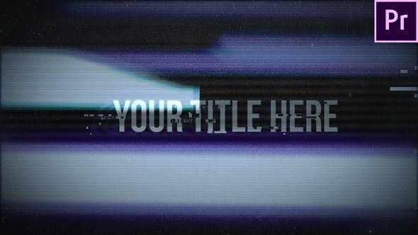 Heavy Glitch Distortion Title - 23783631 Videohive Download