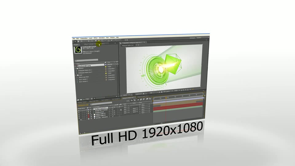 Hedra Hologram Reveal Logo Videohive 7913154 After Effects Image 7