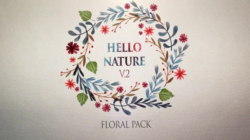 Hello Nature — Floral Pack v2 - Download Videohive 11099843