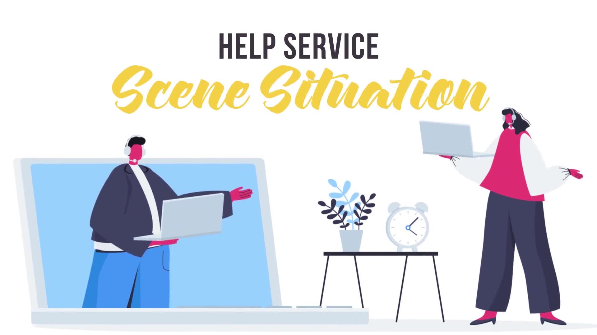 Help service Scene Situation Videohive 27642559 After Effects Image 1
