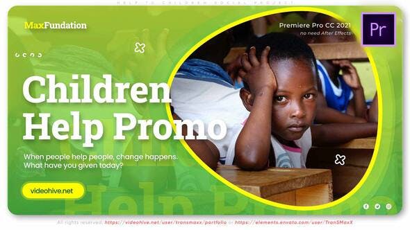 Help to Children. Social Project - Videohive 36405196 Download