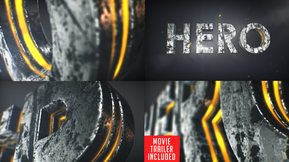 Hero Epic Opener 3D + Movie Trailer - 21705079 Videohive Download