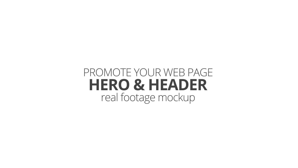 Hero Footage Mockup Toolkit - Download Videohive 12371994