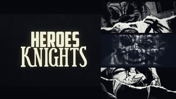 Heroes Knights Logo Intro - 24805200 Videohive Download