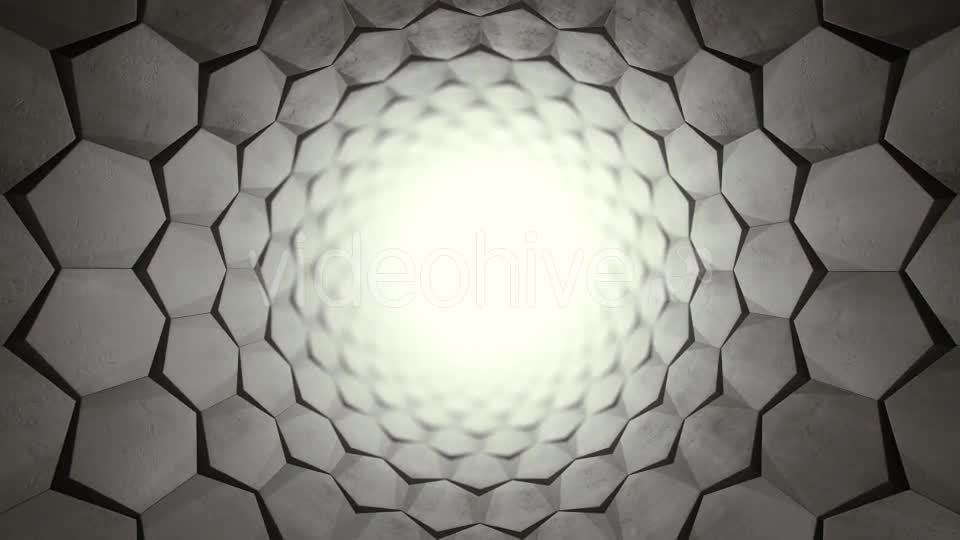Hexagon Light Tunnel - Download Videohive 14923177