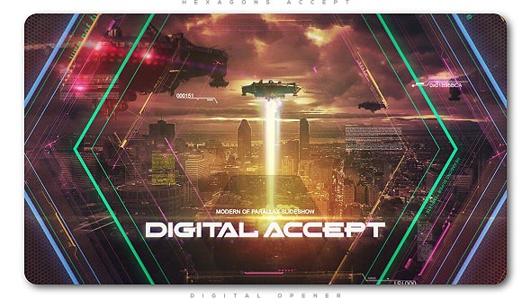 Hexagons Accept Digital Opener - Download Videohive 21228531