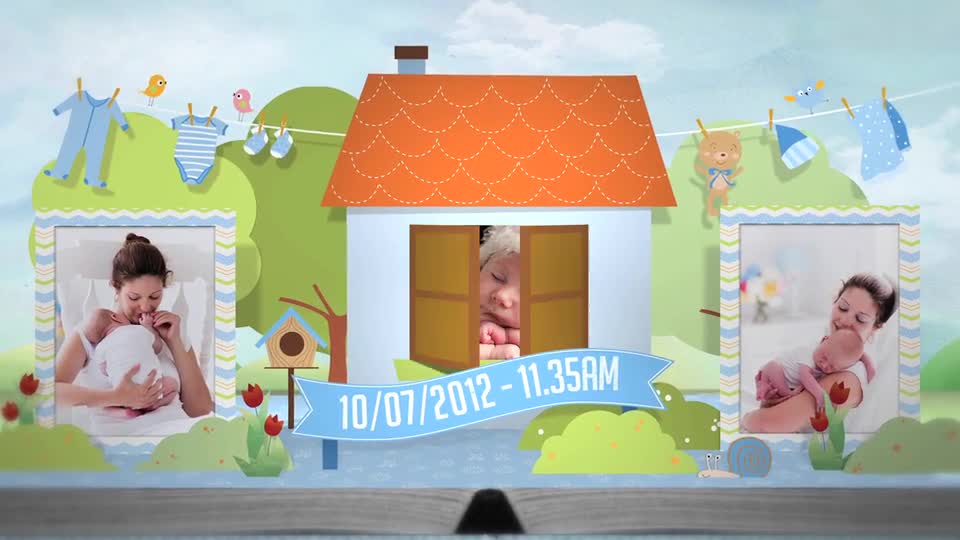 Hey, Im Turning One! Baby Birthday Album Videohive 9118154 After Effects Image 1