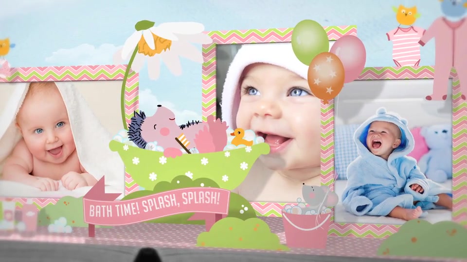 Hey, Im Turning One! Baby Birthday Album Videohive 9118154 After Effects Image 10
