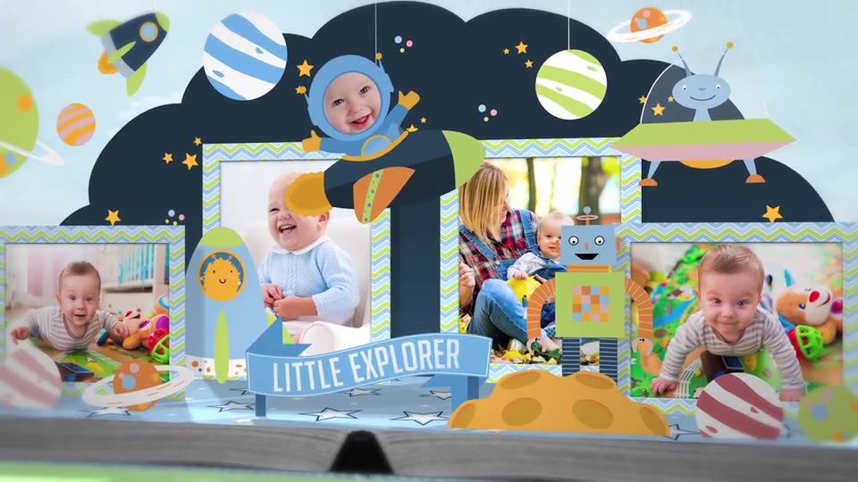 Hey, Im Turning One! Baby Birthday Album Videohive 9118154 After Effects Image 2