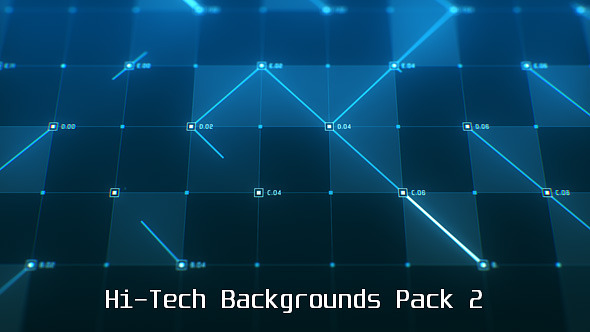 Hi Tech Backgrounds Pack 2 - Download Videohive 10445132