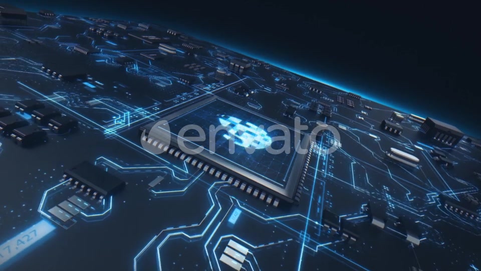 Hi Tech Chip Logo Reveal Videohive 22119410 After Effects Image 5
