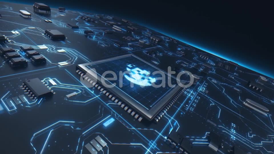 Hi Tech Chip Logo Reveal Videohive 22119410 After Effects Image 7