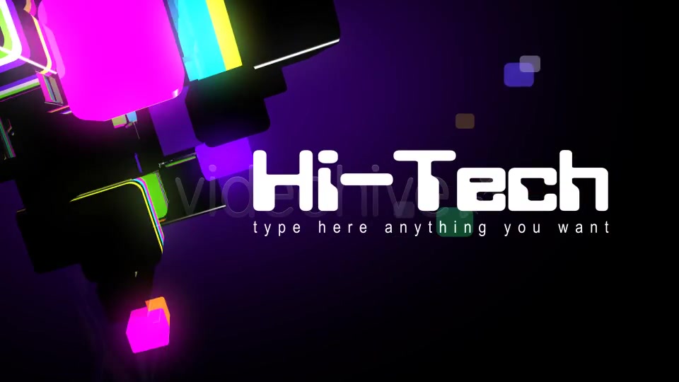 Hi tech color cubes - Download Videohive 2245159