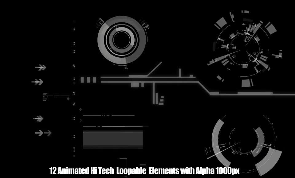 Hi Tech Elements 1 Videohive 2652304 Motion Graphics Image 3