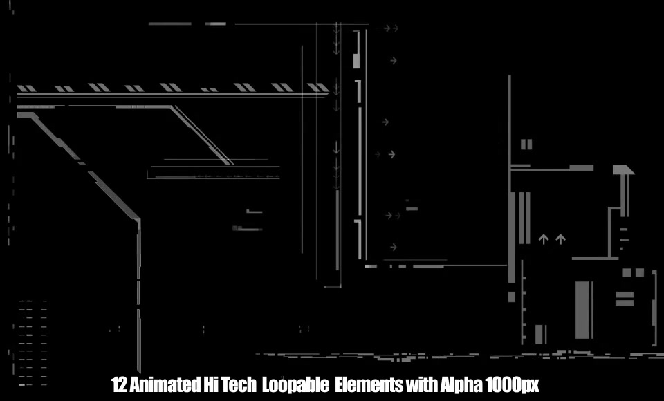Hi Tech Elements 1 Videohive 2652304 Motion Graphics Image 5