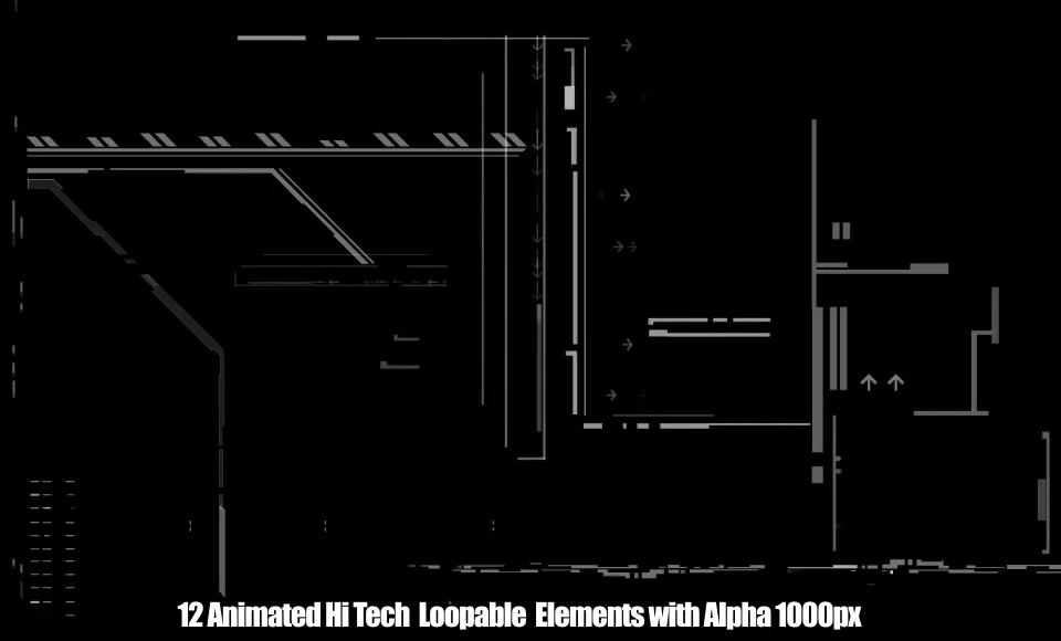 Hi Tech Elements 1 Videohive 2652304 Motion Graphics Image 6