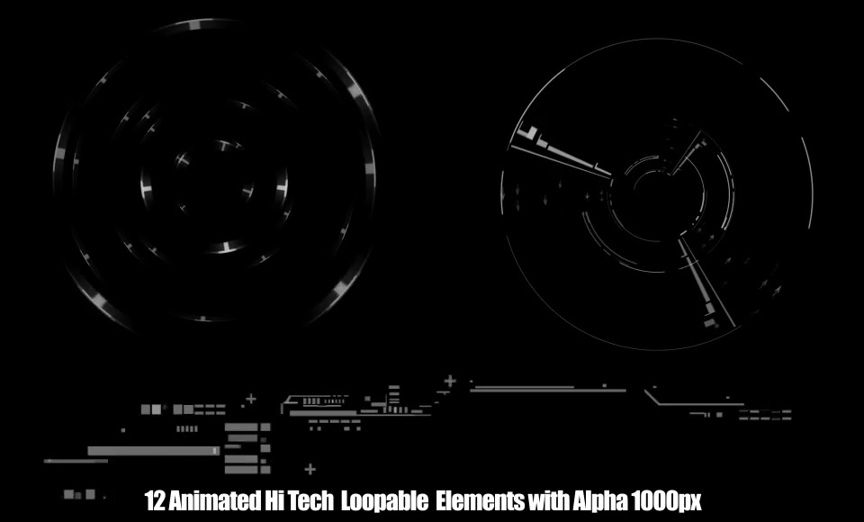 Hi Tech Elements 1 Videohive 2652304 Motion Graphics Image 9