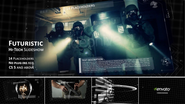 Hi tech Futuristic Video Slideshow - Download Videohive 6533860