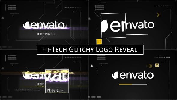 Hi Tech Glitchy Logo Reveal - 7685939 Videohive Download