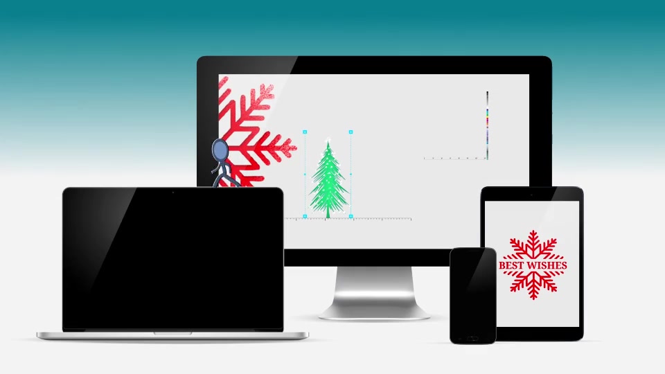 Hi tech Happy Holidays Greetings Videohive 35088973 Premiere Pro Image 5